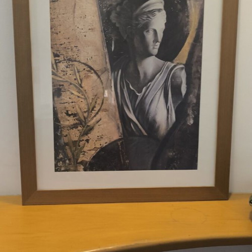 Painting Olive and Athena 81×64 like new