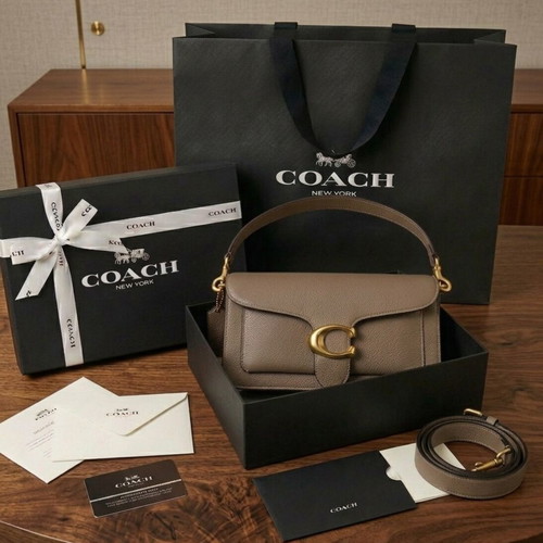 Coach Tabby 26 χιαστί τσάντα καινούργια, καφέ
