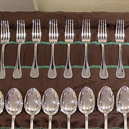 CHRISTOFLE (12-Piece Dinner Set) Cutlery Malmaison