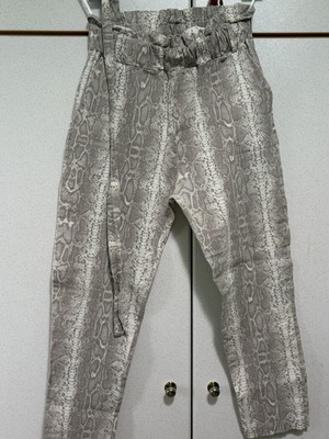 Animal Print Trousers with Belt used, Benissimo, size S