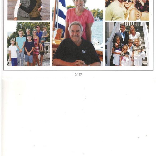 Collectible greeting card King Constantine II 2012 like new