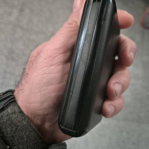 USAMS Power Bank 10,000mAh used with digital display and built-in cables