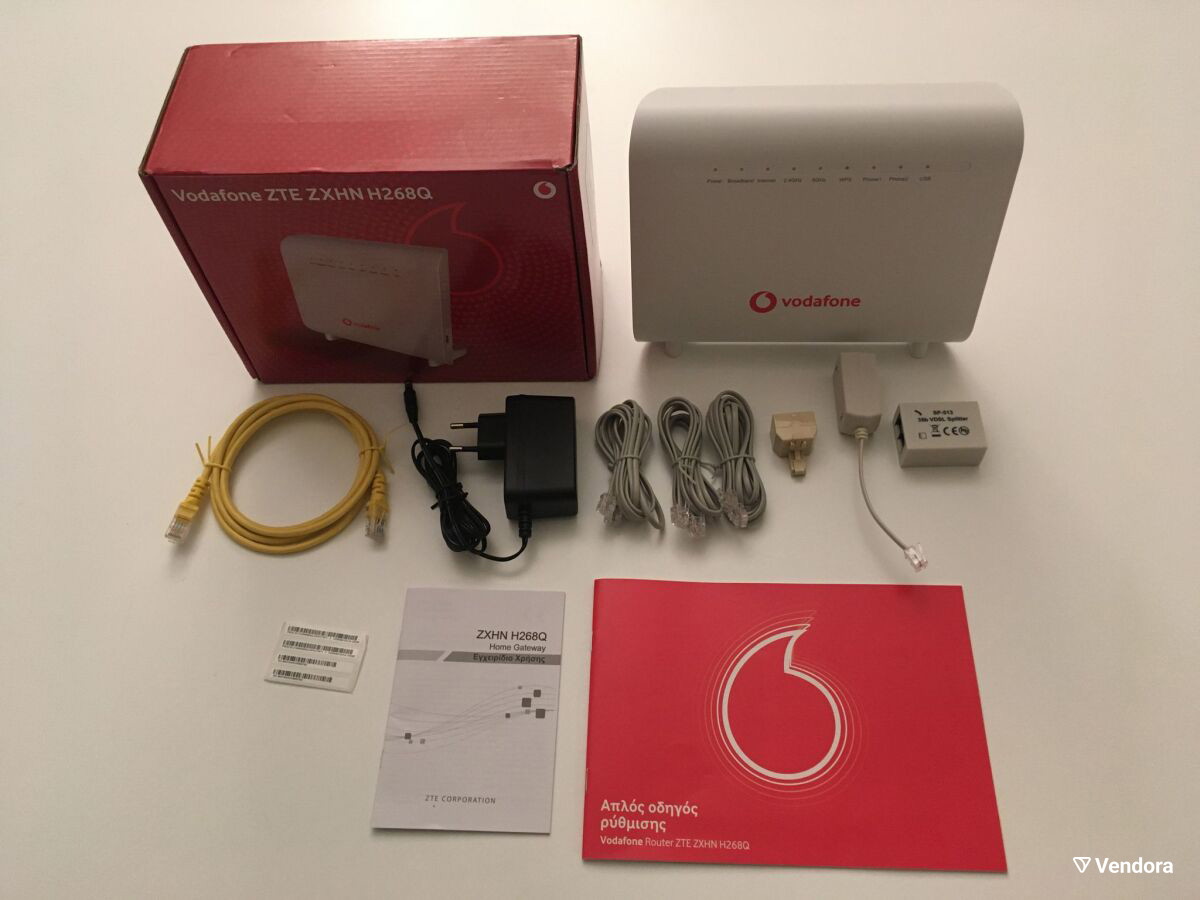 Vodafone ZTE ZXHN H268Q Wi-Fi Modem… - € 25,00 - Vendora.gr