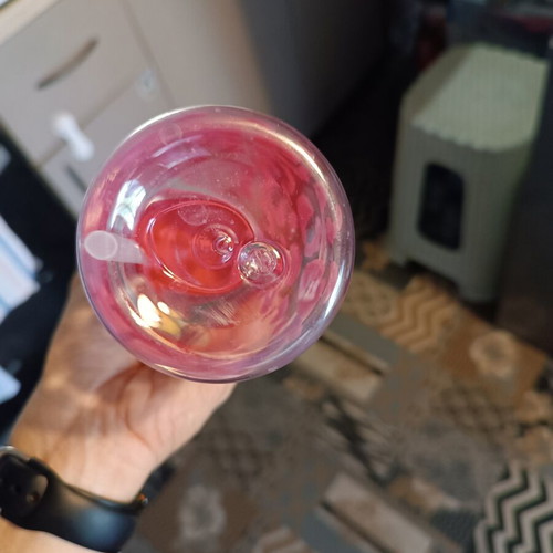 School Transparent Plastic Water Bottle with Pink Leopard Print Flip-Top Cap