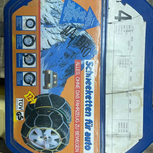 Snow chains new, German