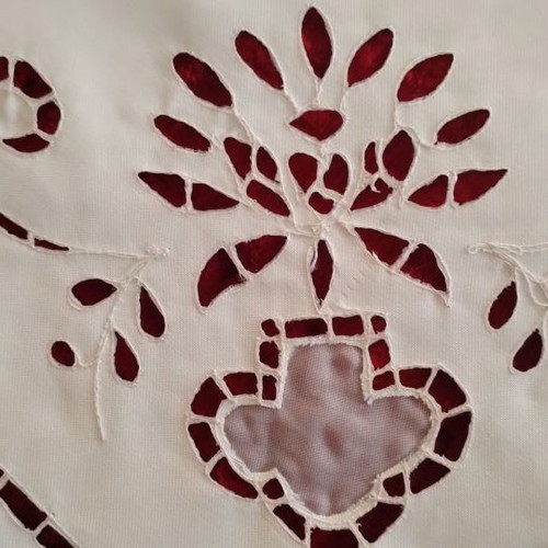 Set of 5 Table Linens New Satin-Polyester for Dining Table
