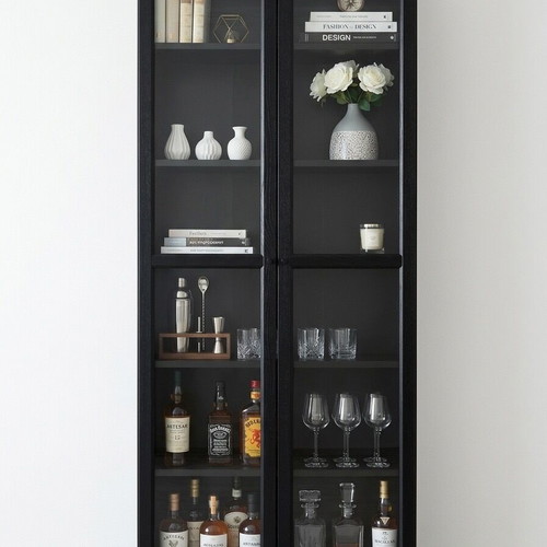 IKEA Showcase with Glass Doors like new