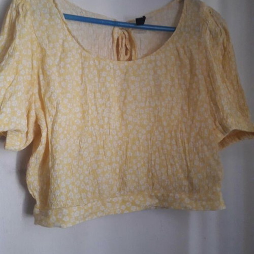 H&M top like new, yellow, sizes S and M