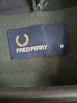 Fred Perry Polyester Jacket used, size Medium, blue