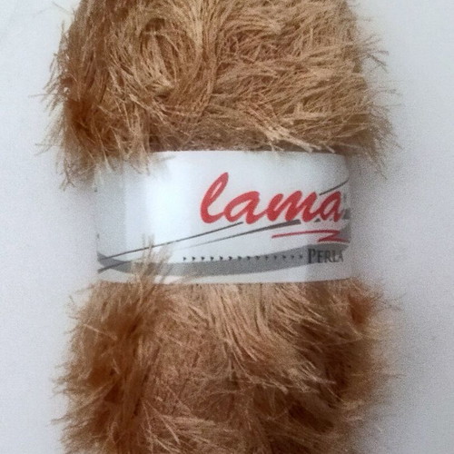 Lama Perla knitting yarn new, 18 furry threads, 100% polyester