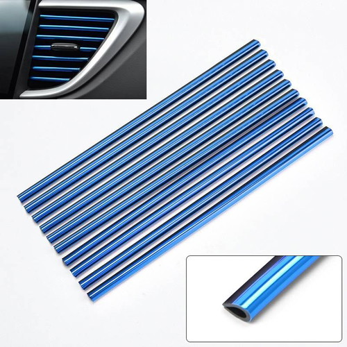 Car air conditioning decorative strip set of 10 pieces new