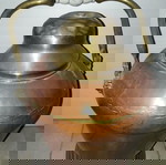 ΧΑΛΚΙΝΟ ΚΑΙ ΜΠΡΟΥΤΖΙΝΟ ΔΟΧΕΙΟ ΜΕ ΠΟΡΣΕΛΑΝΙΝΟ ΧΕΡΟΥΛΙ