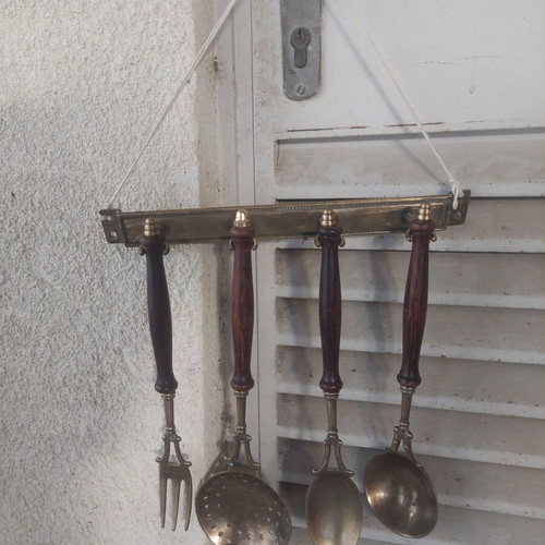 Antique set cutlery like new, wall decoration