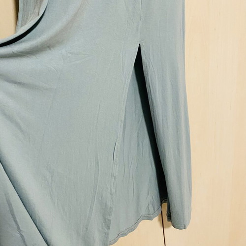 Forever 21 Maxi Dress new, turquoise cotton with slit