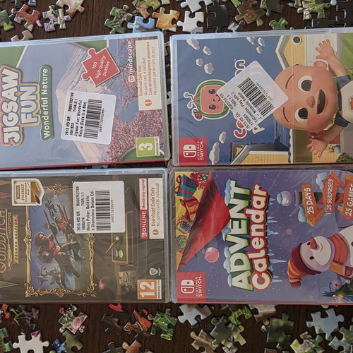 Nintendo Switch games set of 4 new sealed