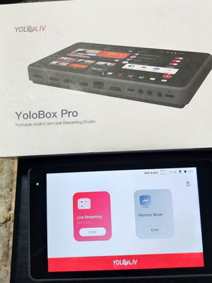 Yololiv YoloBox Pro portable video and audio mixer like new
