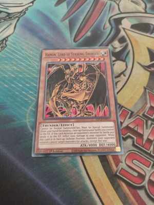 Hamon Lord of Striking Thunder Yu-Gi-Oh! card like new