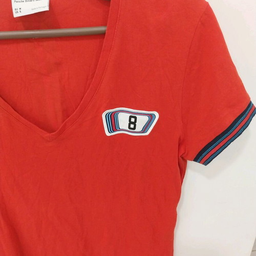 Porsche Martini Racing women's t-shirt size S red like new