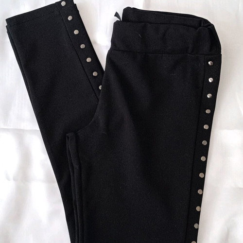 Dizeta S black leggings with studs like new