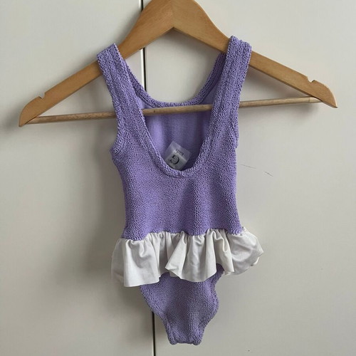Hunza G Kids One-piece Swimsuit like new, purple