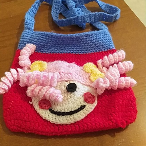 Lalaloopsy handmade crossbody bag like new