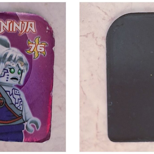 Ninja metal cards, set of 8 with magnet