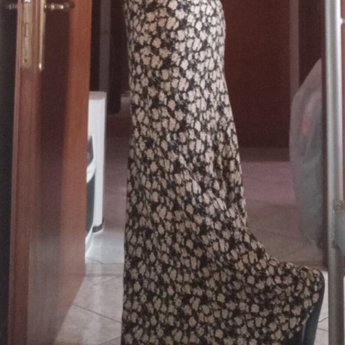 Attrattivo long skirt new, size M, black multicolor