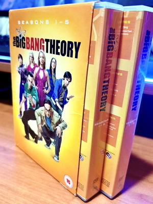 The Big Bang Theory Seasons 1-5 DVD box set, comedy