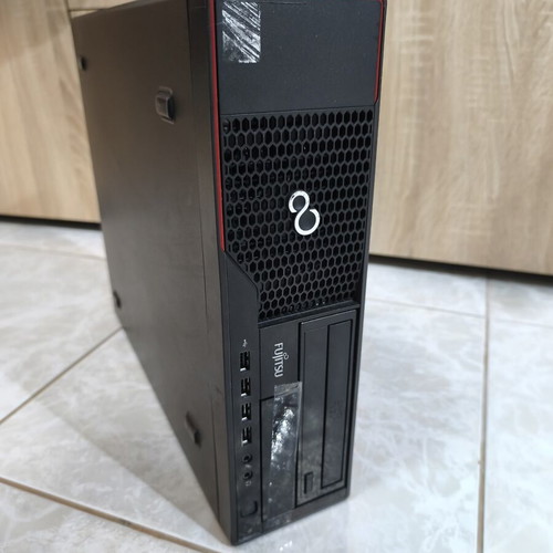 Fujitsu PC desktop used, 6GB RAM, 500GB hard drive, power supply issue