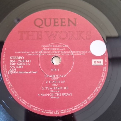 Queen The Works vinyl used
