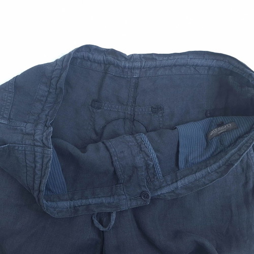 Elemente Clemente women's linen pants size 5 / 3XL / 4XL / W42 L22, blue