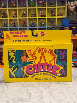 Mattel C.U.T.I.E. Rockity Rollers винтидж фигурки, комплект 10