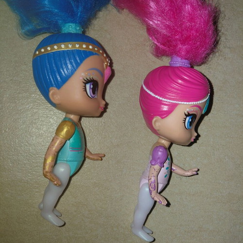Dolls used, pack of 4 pieces