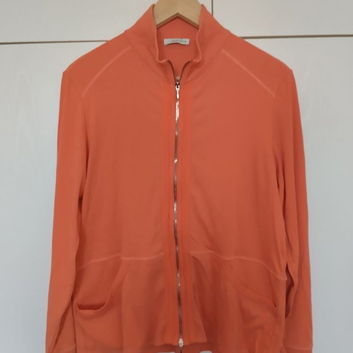 Sani blu cardigan used orange, lightweight fabric, size M-L