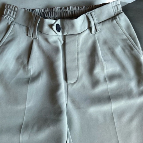 Bershka women's light blue straight leg trousers size 34 like new
