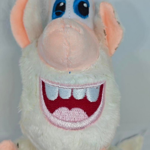 Booba Plush Keychain 20cm with Plastic Clip like new