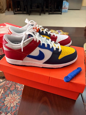 Nike Dunk Low Jo QS new, multicolor sneakers size 44.5