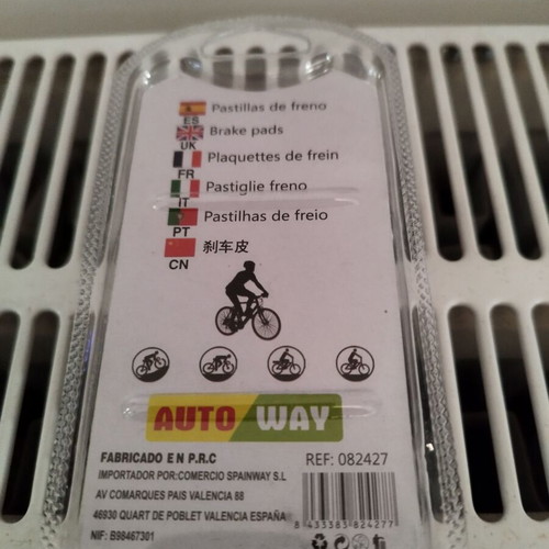 Reinforced bicycle brake pads new unused