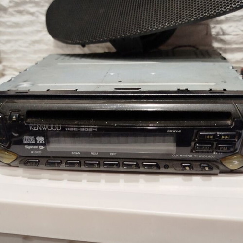 Kenwood CD player and car speaker like new