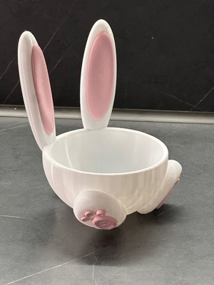 Easter basket bowl in bunny shape new