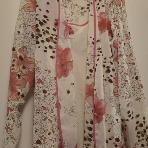 Robe with top Tres Jolie like new, semi-transparent, multicolor