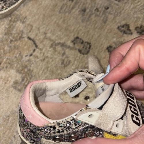 Golden Goose baby girl sneakers like new, size 22 EU