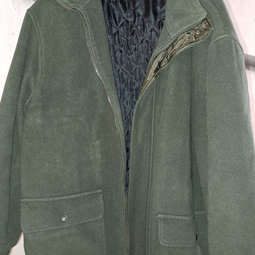 Men's jacket new, size XL, black and green