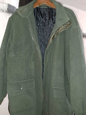 Men's jacket new, size XL, black and green