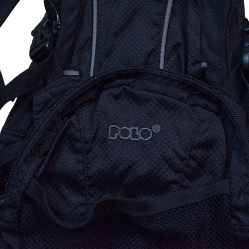 Vintage Polo backpack used, black