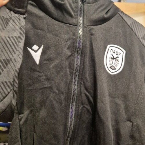 Paok Macron windbreaker like new