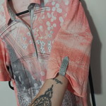 Multicolor summer blouse, breathable, size XL