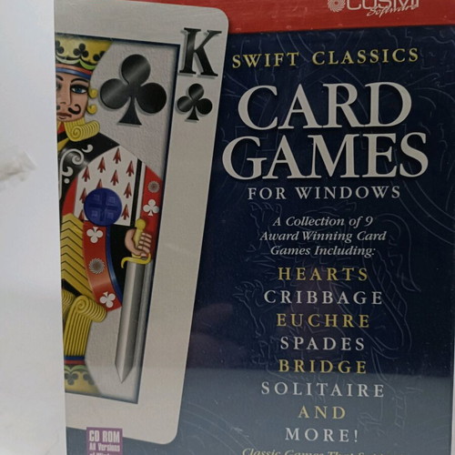 Card Games CD-ROM new for Windows 95 and later