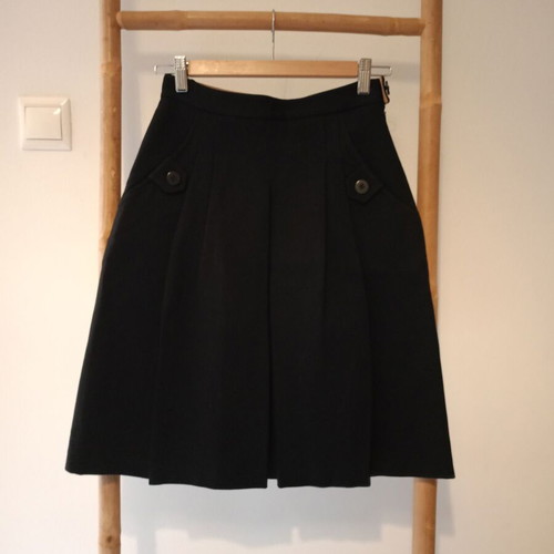 Mango Black Skirt New, Size XS