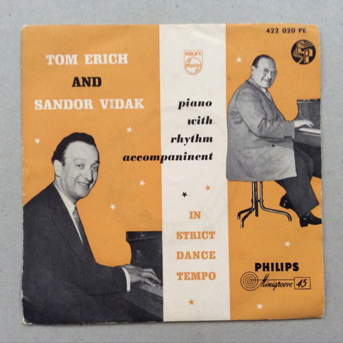 Tom Erich And Sandor Vidak In Strict Dance Tempo 7'' EP jazz used